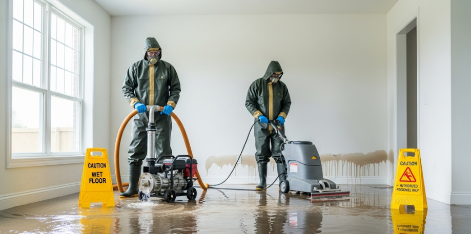 burst pipe & plumbing leak cleanup