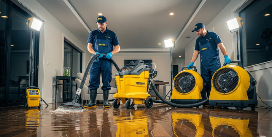 emergency water damage restoration